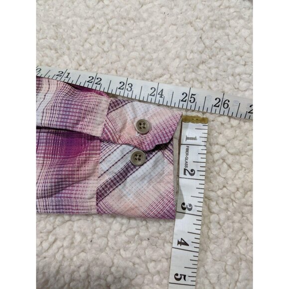 Marmot women's plaid long sleeve‎ button front roll tab outdoor shirt XS - Picture 11 of 11
